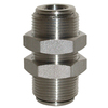 Push in fitting stainless steel AISI 316L bulkhead union 6mm tube
